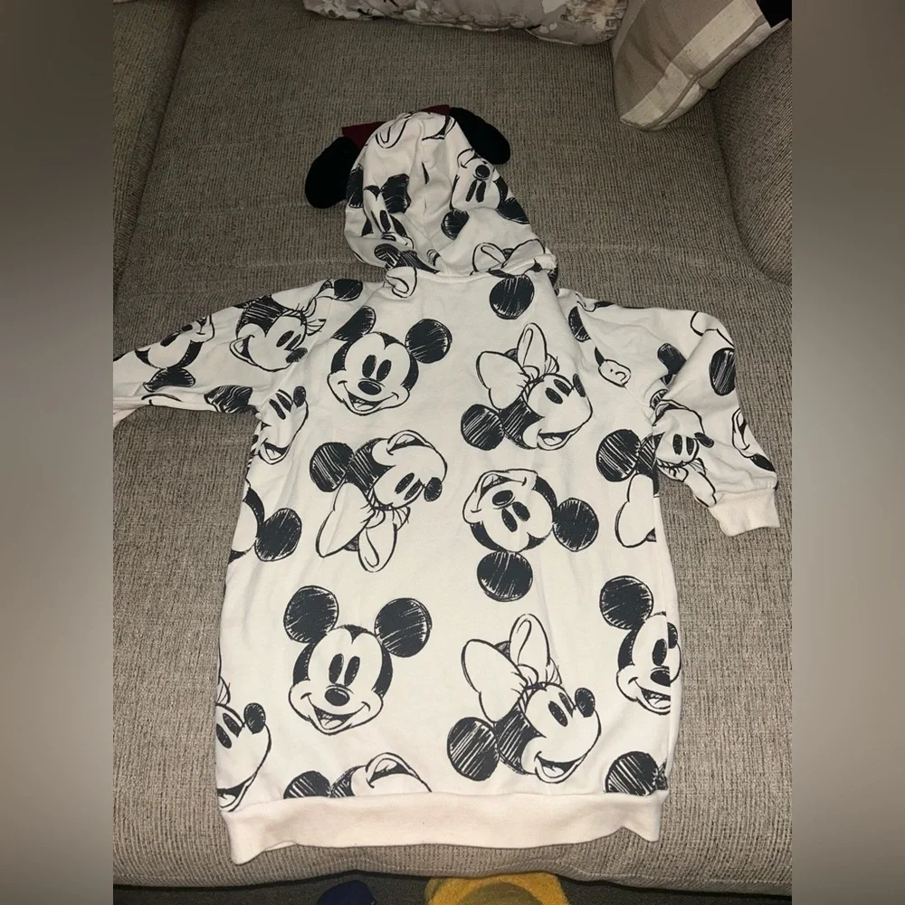 Lot of Disney themed hoodies and tshirt size 6
